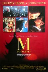 M. Butterfly movie poster [Jeremy Irons, John Lone] 27x40