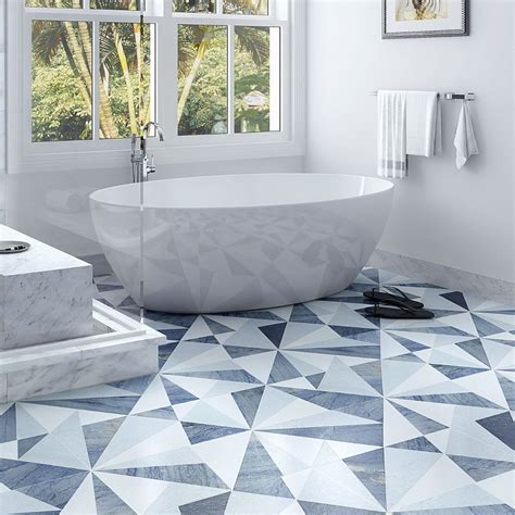 Blue Marble Floor Tile – Flooring Ideas