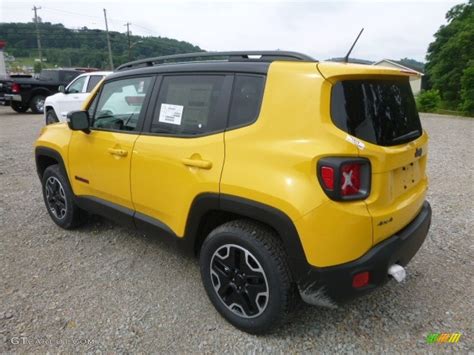 2017 Solar Yellow Jeep Renegade Trailhawk 4x4 #121085712 Photo #3 | GTCarLot.com - Car Color ...