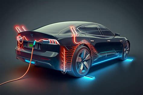 Premium AI Image | electric car ai generated