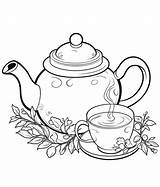 Free Printable Coffee & Tea Coloring Pages List sketch template