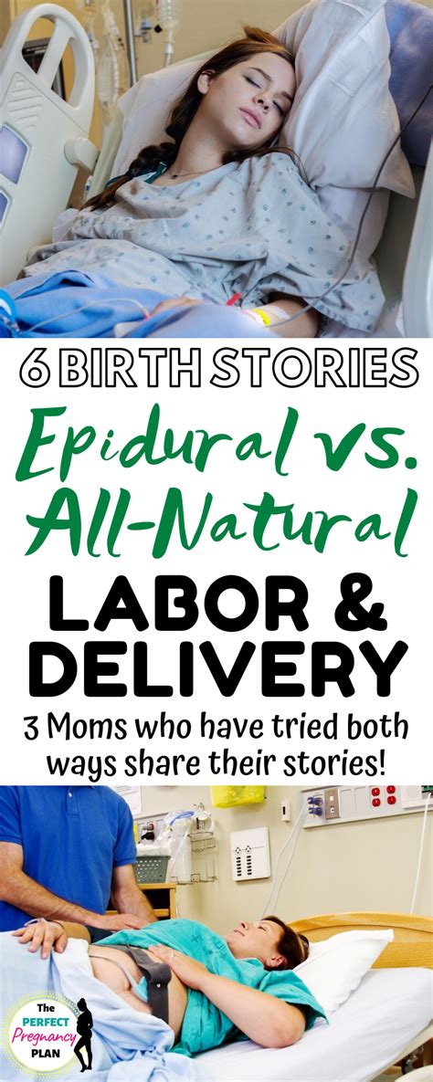 Medicated Epidural Birth vs. All-Natural Unmedicated Birth: 3 Birth Stories