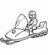 Snowmobile Skidoo Motoneige Malvorlagen Ausmalbilder Snowmobiles  sketch template