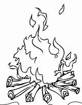 Normal Bonfire Coloring Page  Free Printable Pages For Kids sketch template