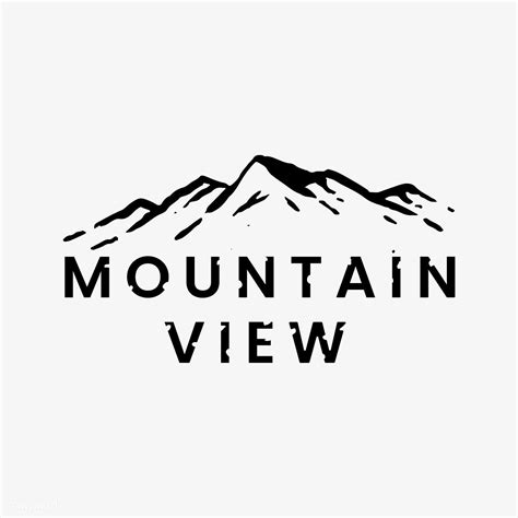 Mountain View Logo Design Vector