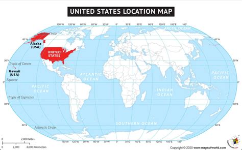 A World Map Of The United States - ZOOPMAFILLE