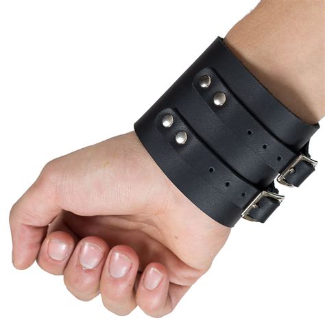 Enslaved "E Leather Wristband" Wristband - IndieMerchstore