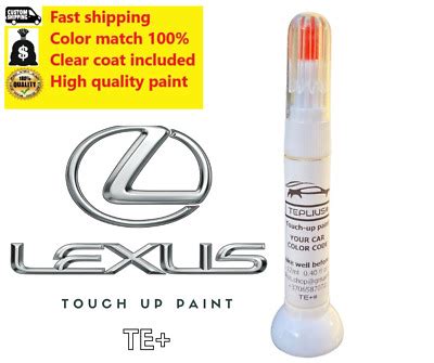 For LEXUS 1J7 ATOMIC SILVER Touch up paint pen with brush (SCRATCH REPAIR) | eBay