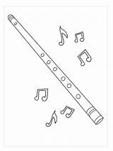 Dibujos De Flauta Para Colorear E Imprimir– ColoringOnlyCom sketch template