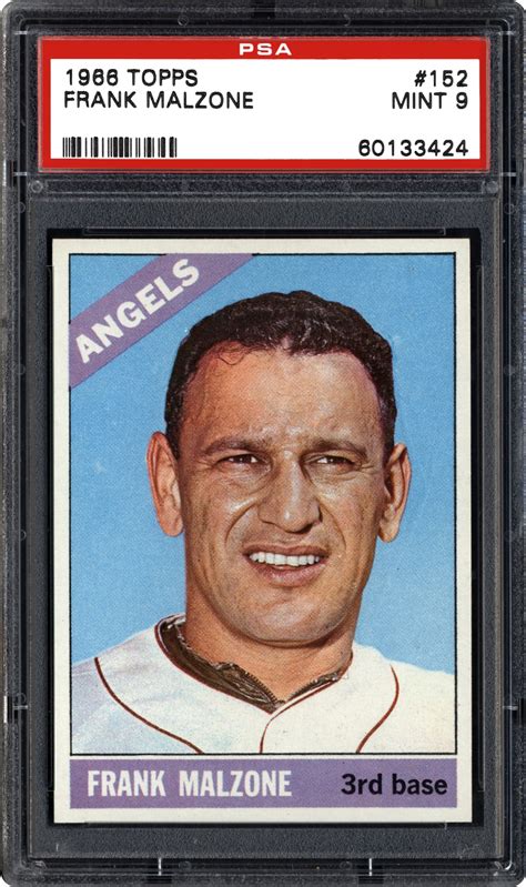 1966 Topps Frank Malzone | PSA CardFacts™