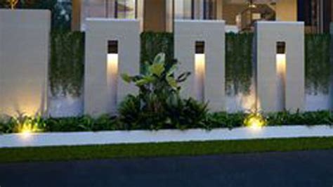 SIMPLE AND MODERN BOUNDARY WALL DESIGN IDEAS | Compound wall gate design, Exterior wall design ...