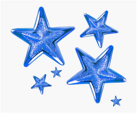 #blue #star #stars - Blue Stars Transparent Background, HD Png Download ...