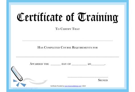 Pin on Certificate Template