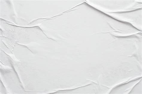 Premium Photo | Close up of white poster texture