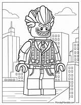 Lego Joker Coloring Page sketch template