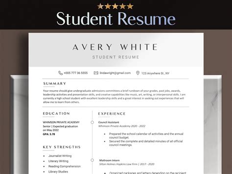 High School Student Resume Example No Experience - vrogue.co
