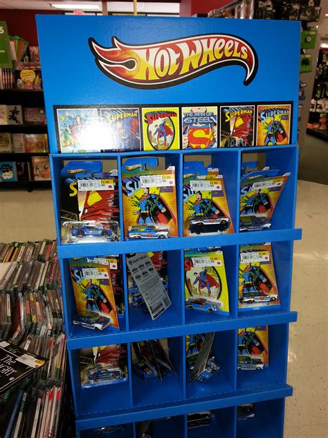 Superman Hot Wheels Display at Hastings – BattleGrip