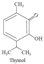 Thymol-Synonyms Thyme camphor; m-Thymol; 3-p-Cymenol; 3-Hydroxy-p-cymene ~ Pharmacognosy ...