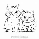 Cat Coloring Pages  Free Printable Kitten Sheets sketch template