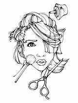 Free Girly Coloring Pages  Coloring Home sketch template