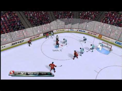 NHL 2K11 Gameplay (Wii) Capitals vs. Penguins - YouTube