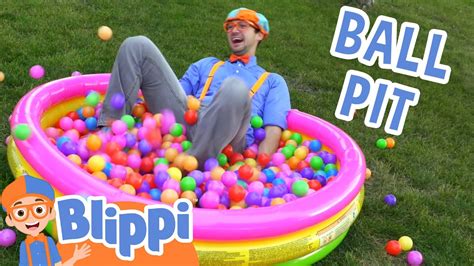 Learn Colors with the Blippi Ball Pit | Fun and Learning With Colors | Educational Videos for ...