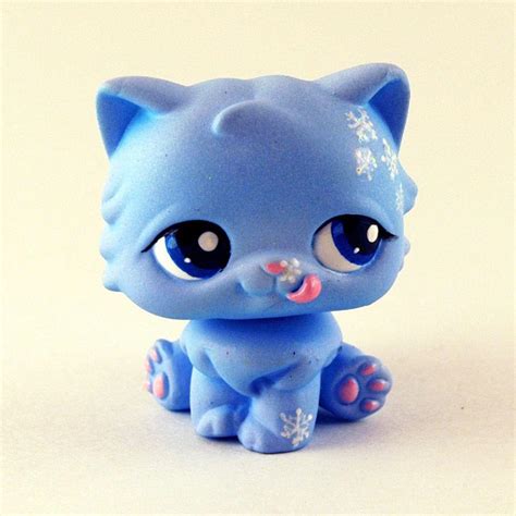 Custom Littlest Pet Shop Winter Cat "Amy"- OOAK LPS toy by Thatg33kgirl Rare | #1725055868