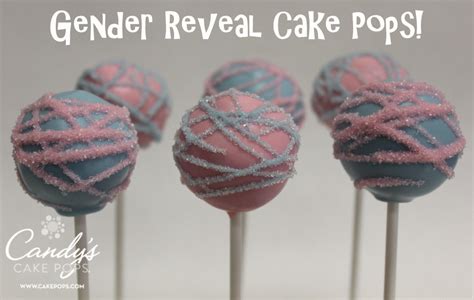 Gender Reveal Cake Pops (Vanilla Cake dyed either pink or blue inside) | Candy's Cake Pops