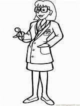 Free Woman Doctor Coloring Pages Download  sketch template