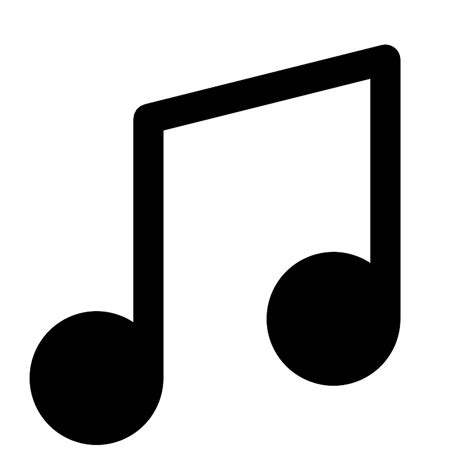 Music Notes Simple Fill Vector SVG Icon - SVG Repo