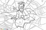 Hazbin Raskrasil Alastor Xcolorings Sketch Coloring Page sketch template