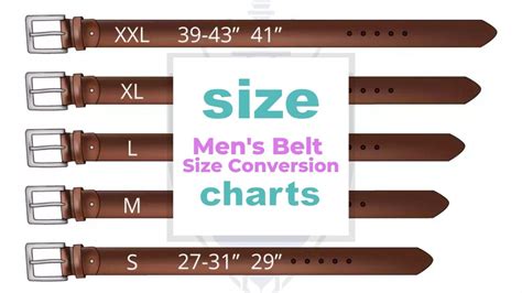 Men's Belt Size Conversion - Size-Charts.com - When size matters