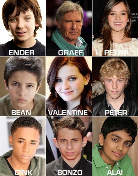 ENDER'S GAME MOVIE CAST | Ender's game, Ender's game movie, It movie cast