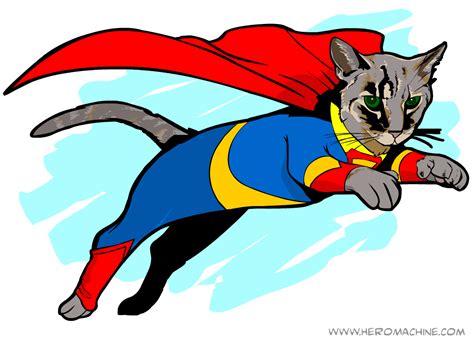 Today, We're Turning Your Cat Into a Superhero -- Literally | Cat superhero, Cat art, Cat art ...