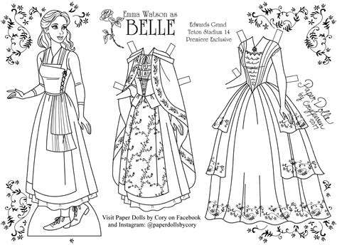 Disney Princess Paper Dolls Printables