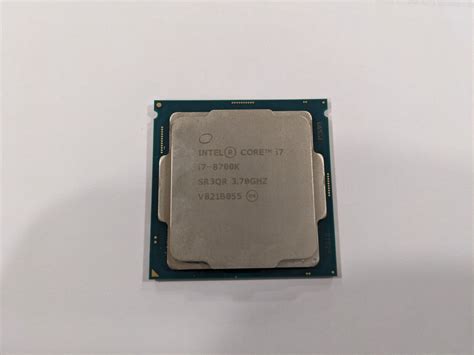 Intel Core i7 8700K 3.7GHz 6-Core CPU LGA 1151 | eBay