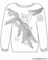 44 Christmas Sweater Coloring Pages  ColoringPagesOnlycom sketch template