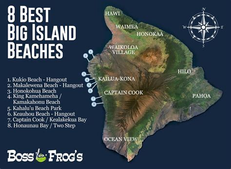 8 Best Kona Beaches - Boss Frog's Snorkel, Bike, and Beach Rentals