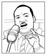 Martin Luther King Dream Speech Coloring Page  Free Printable sketch template