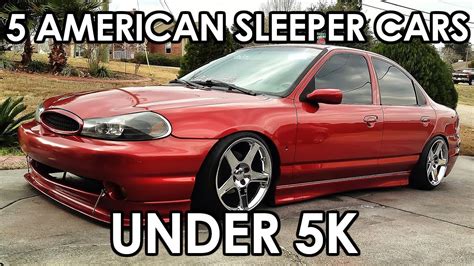 Top 5 BEST American Sleeper Cars Under 5k ( Sleepers You Dont Want To Race) - YouTube