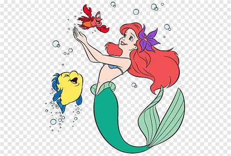 Disney Ariel, Flounder, and Sebastian illustration, Ariel The Little Mermaid Sebastian, Ariel ...