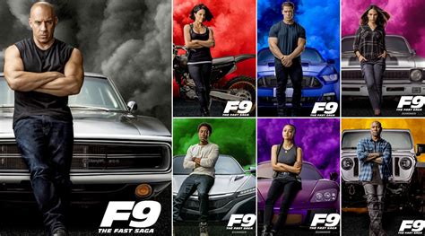 F9: The Fast Saga Posters: Vin Diesel, John Cena, Michelle Rodriguez ...