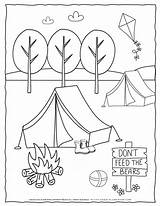 Unleash Your Inner Artist Camping Coloring Pages For Kids And Adults sketch template
