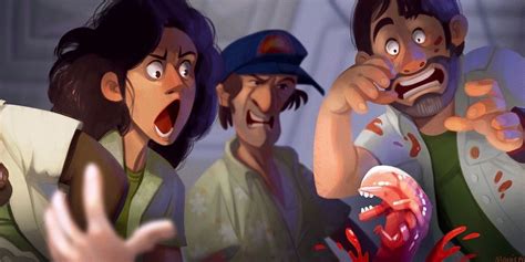 Alien In Pixar Style Is An Awesome Disney Movie That Will Never Happen