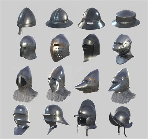 Medieval Helmet Types