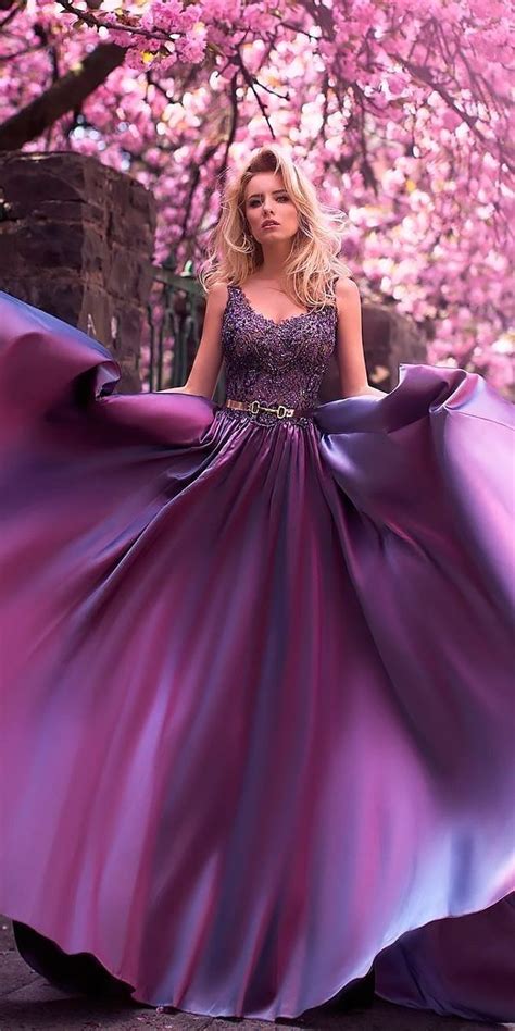 Pin by Teresa Spates on Beautiful pictures | Purple wedding dress ...