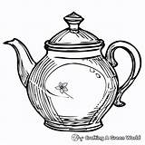 Teapot Coloring Pages  Free & Printable sketch template
