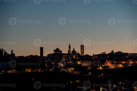 Bergamo old town skyline 5890197 Stock Photo at Vecteezy