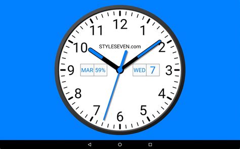 Analog Clock Widget Plus-7 for Android - APK Download