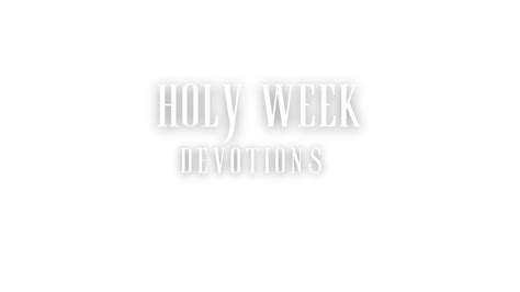 Holy Week | Emmaus Church